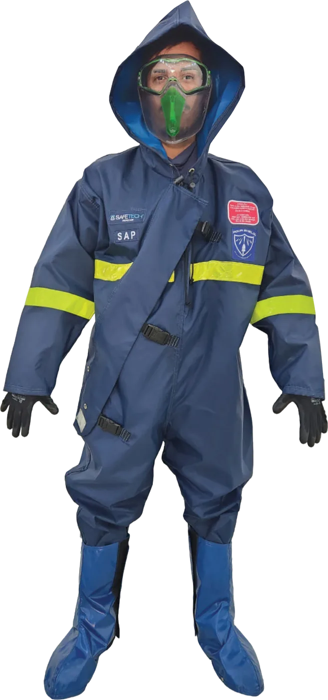 Operario con mono Safetech