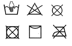 Símbolos de lavado