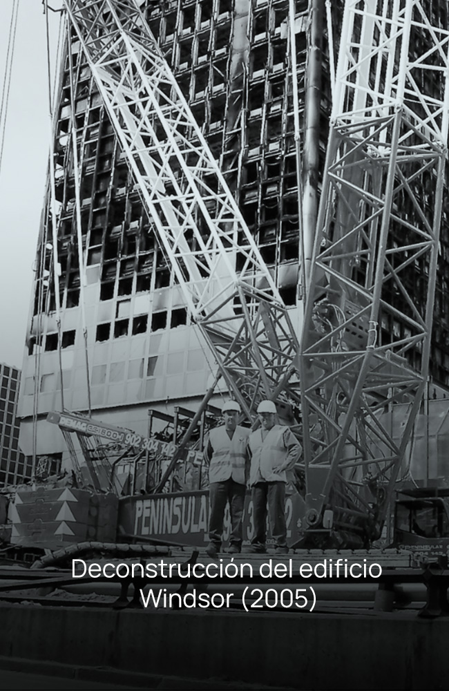 Deconstrucción del edificio Windsor