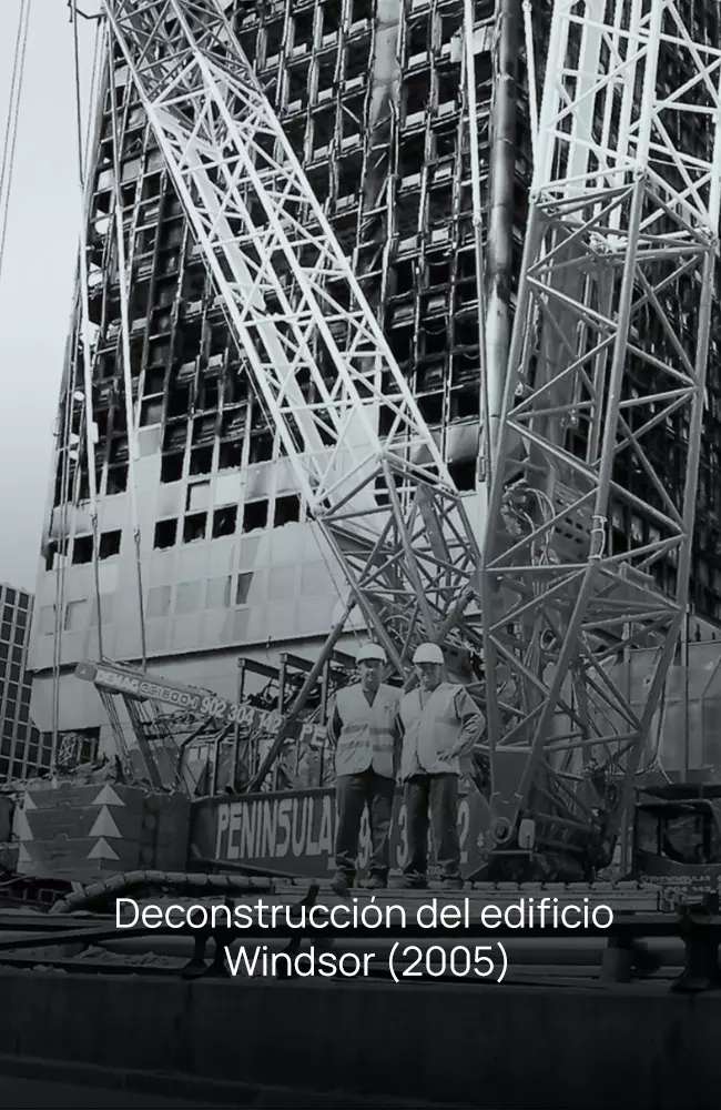 Deconstrucción del Edificio Windsor